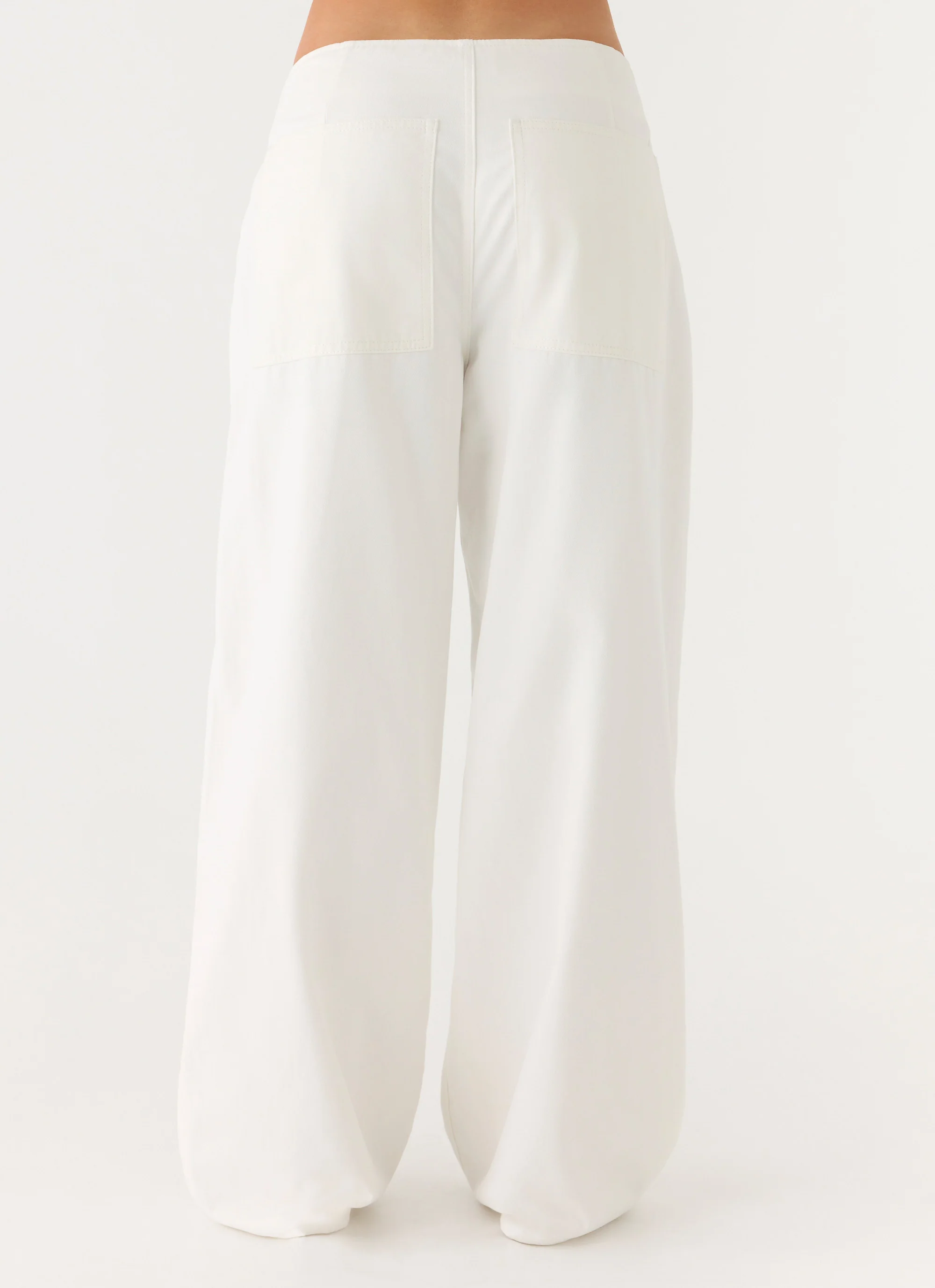 Seethal Low Rise Pants - White - Image 5
