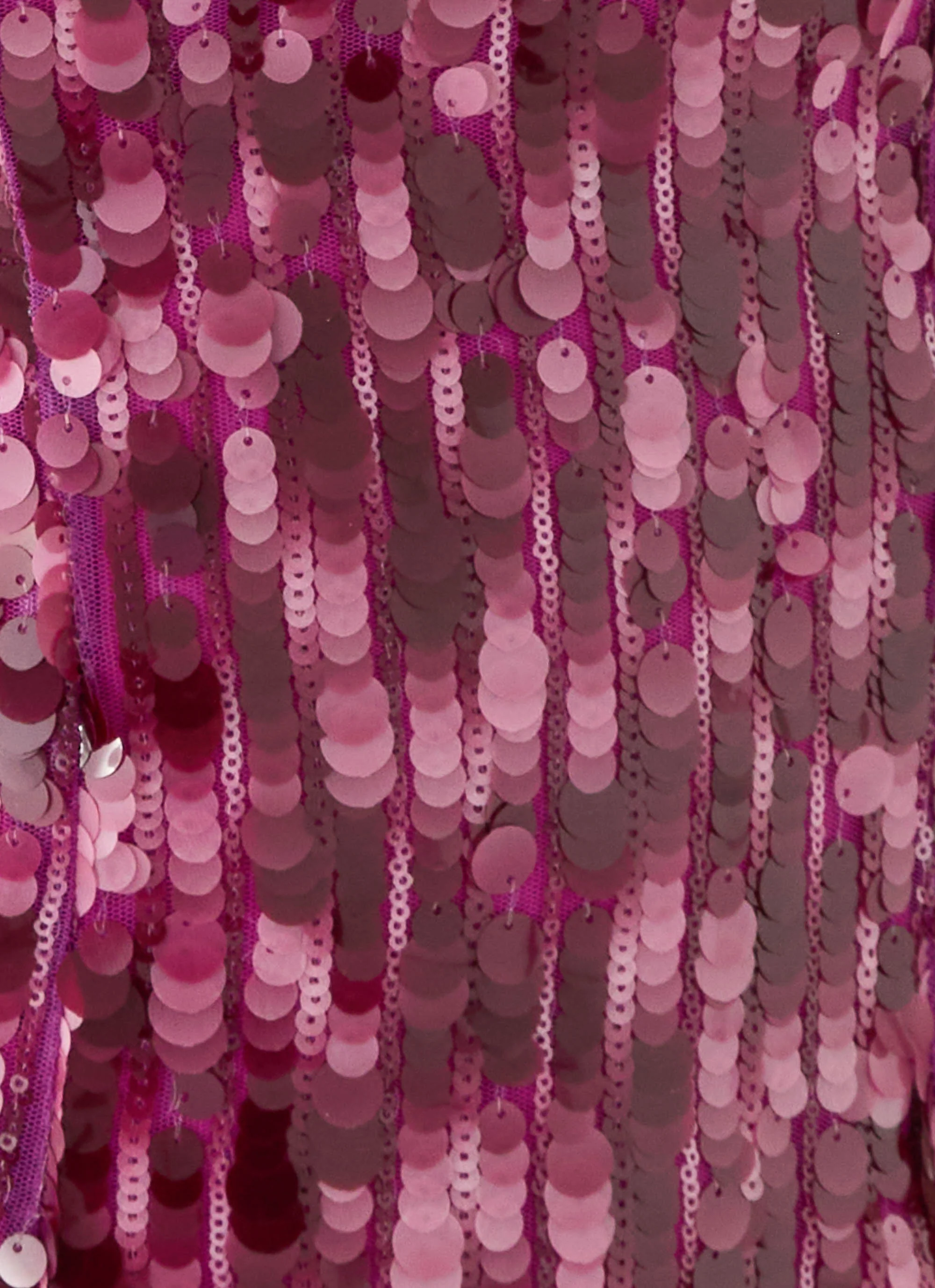 Seliora Sequin Mini Dress - Plum - Image 5