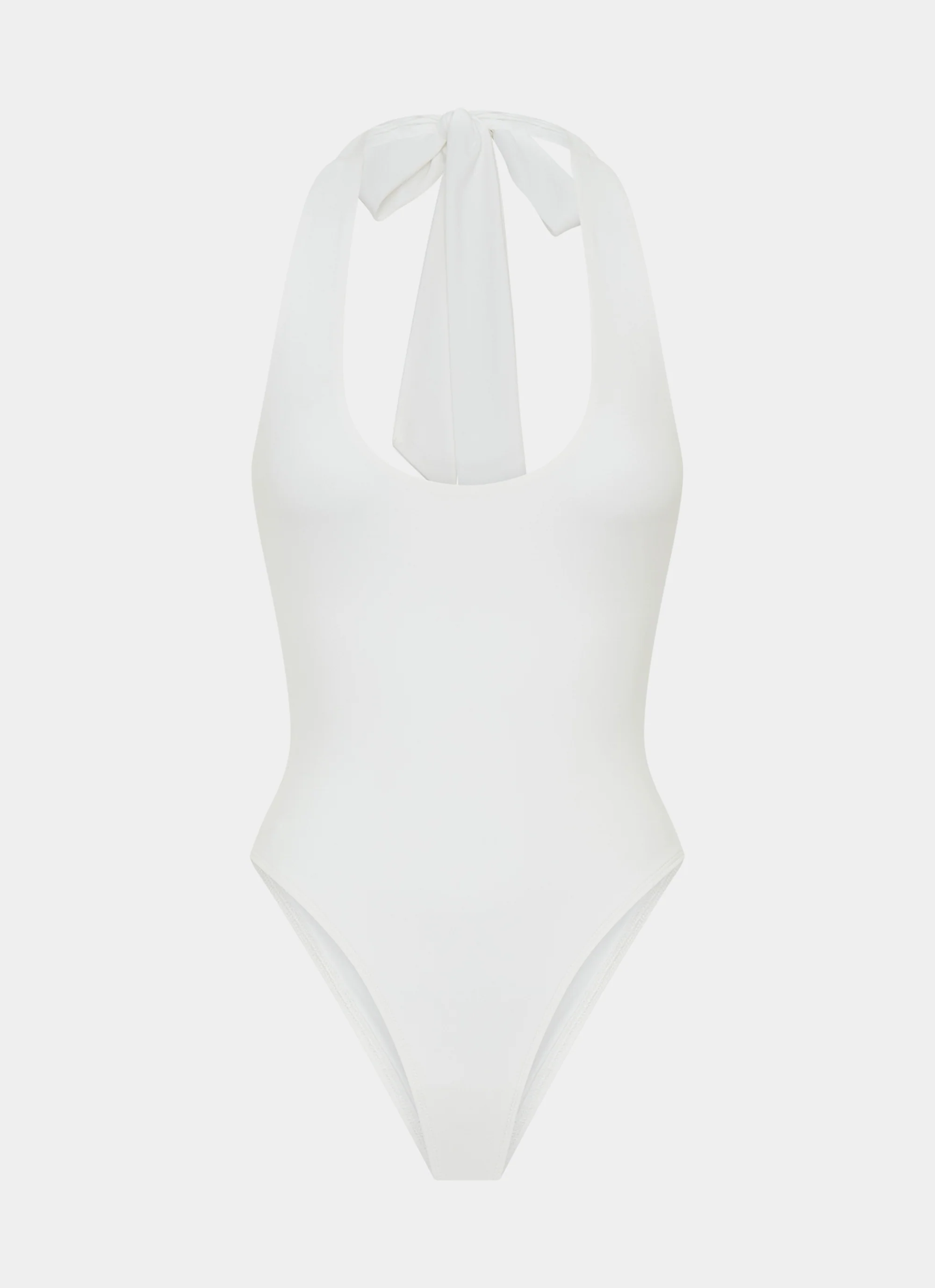 Set The Scene Halter Bodysuit - White - Image 7