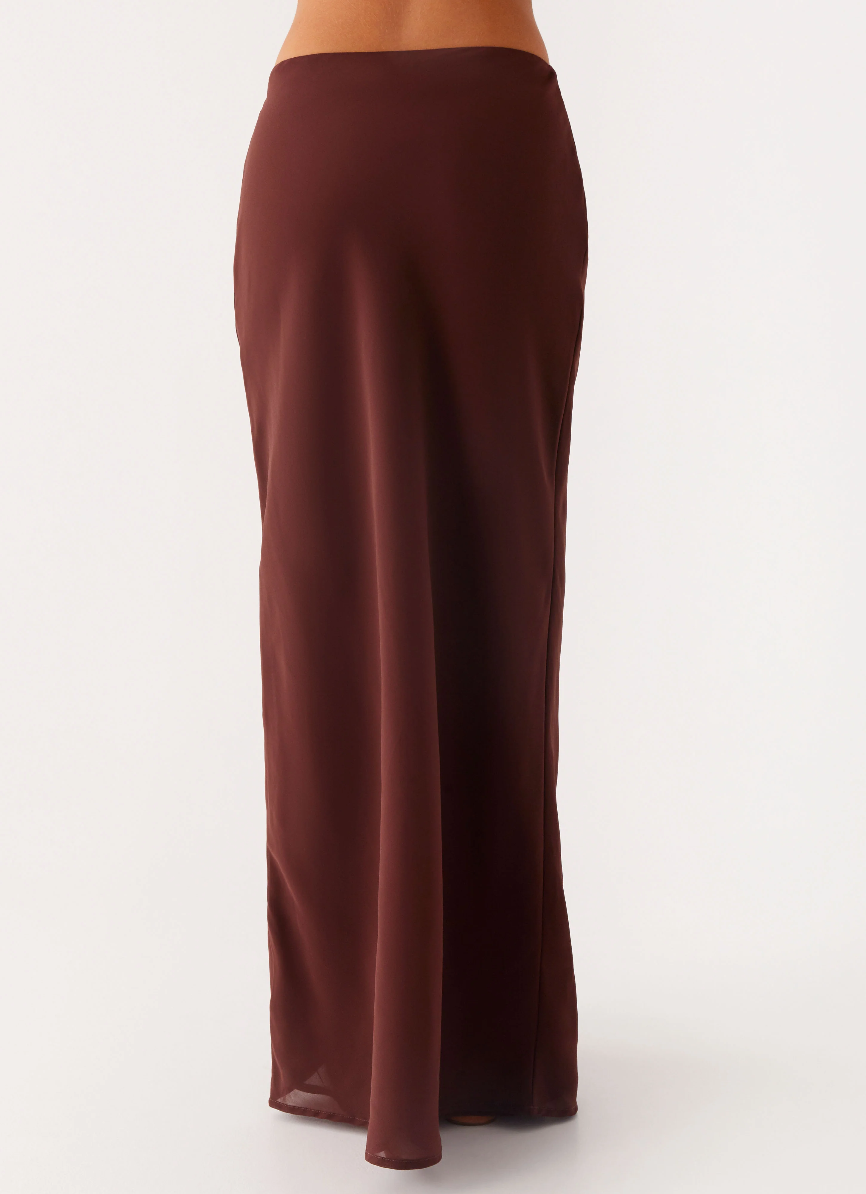 Sienna Sunset Maxi Skirt - Chocolate - Image 4
