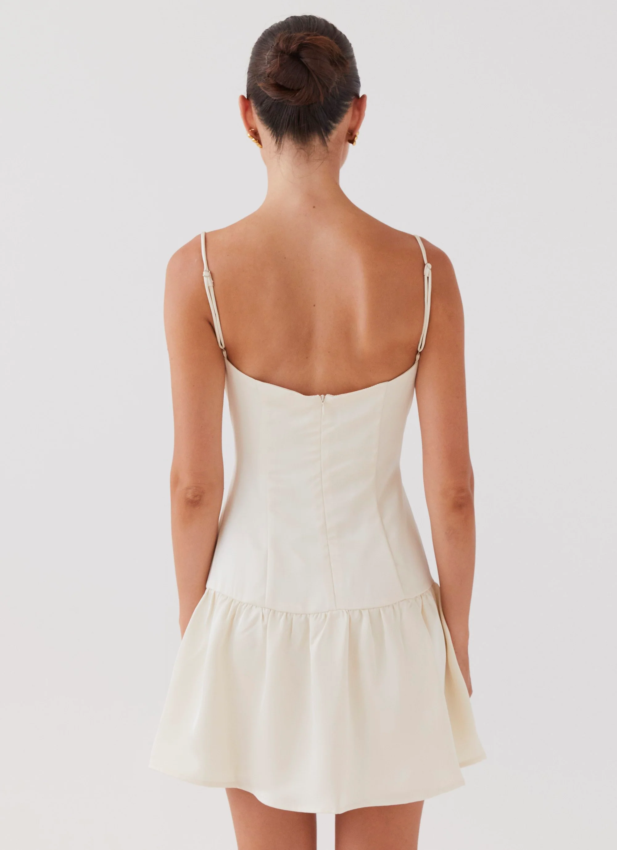 Take A Chance Bustier Mini Dress - Ivory - Image 4