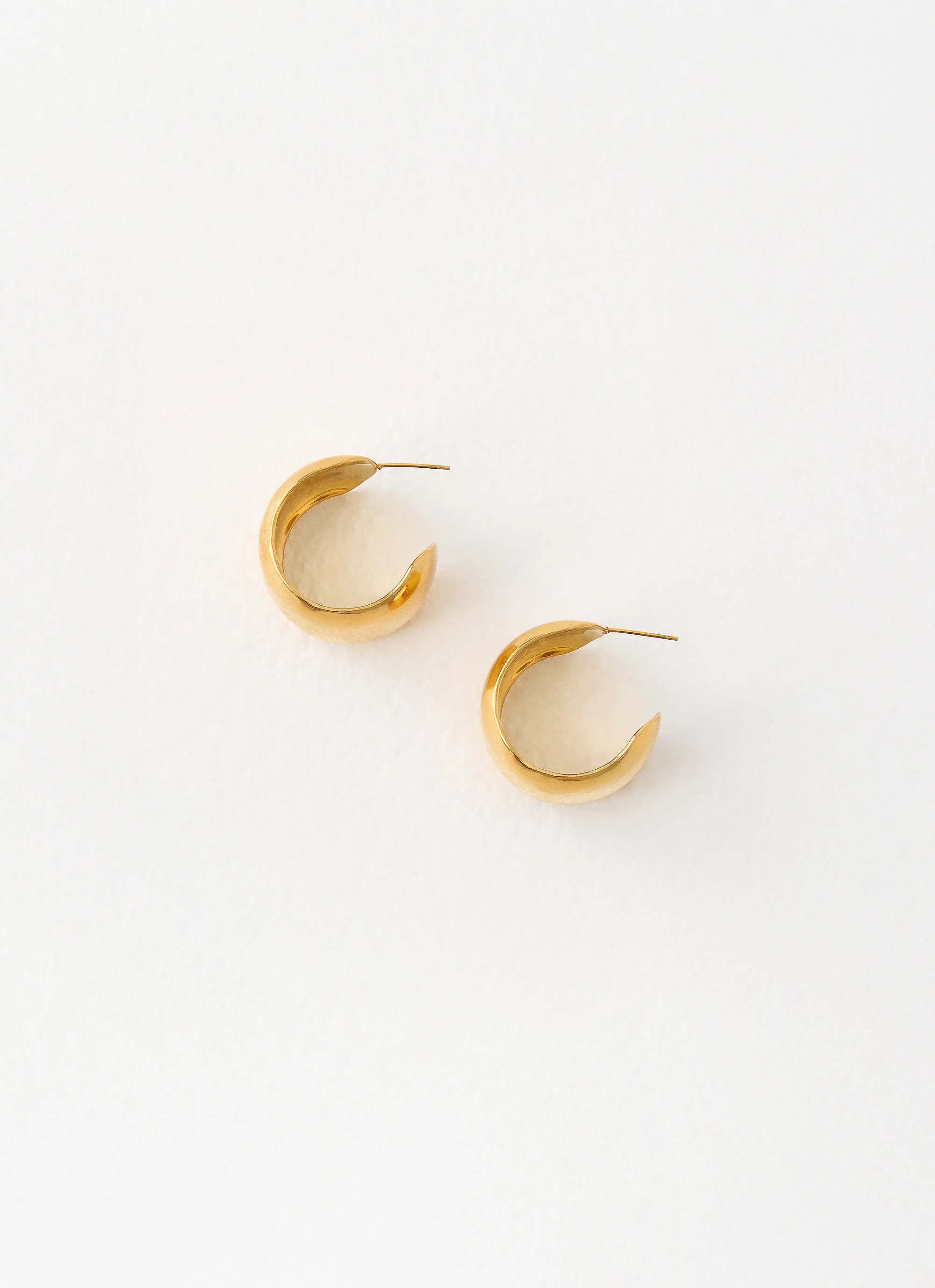 Tempo Hoop Earrings - Gold - Image 2