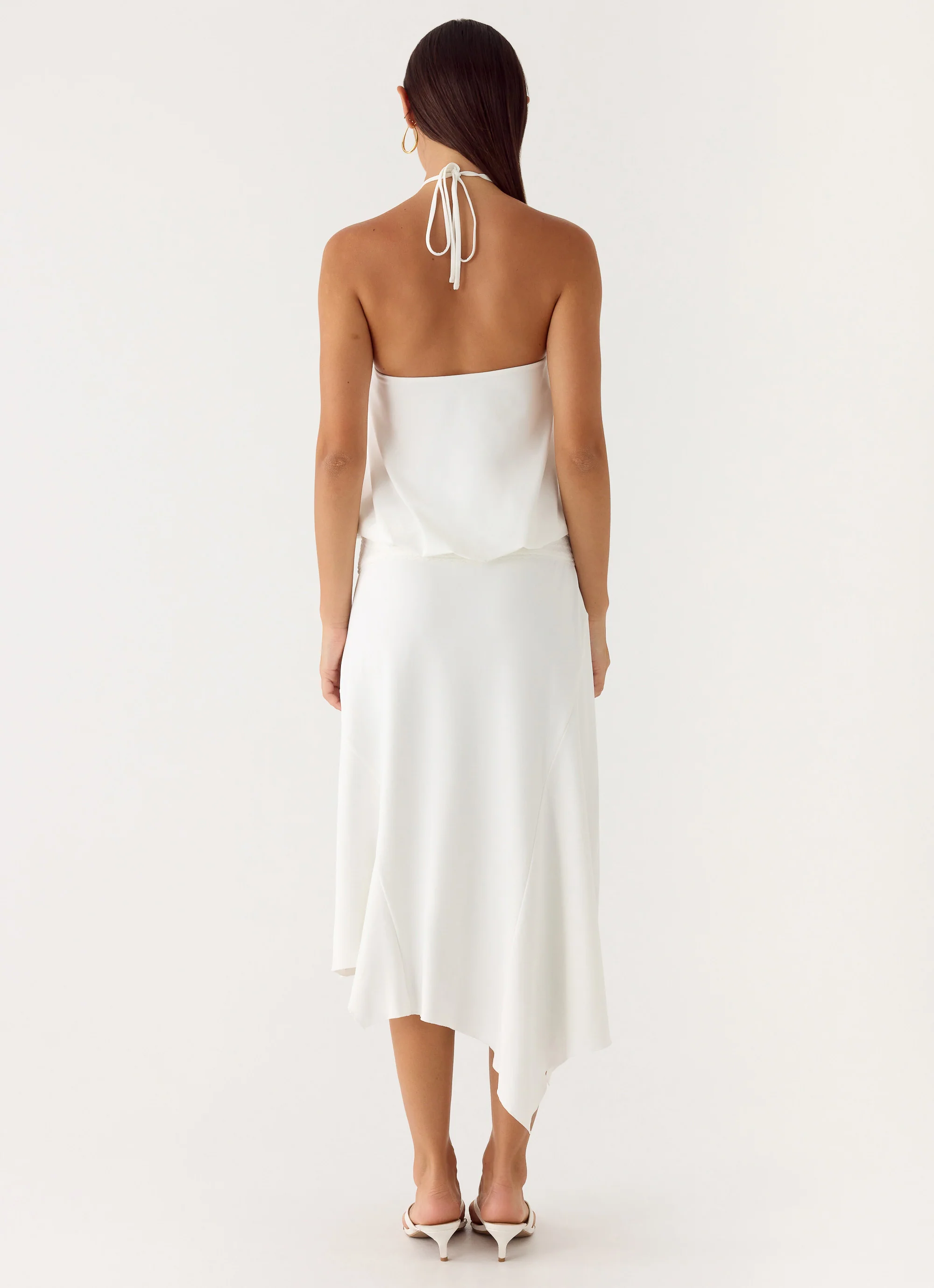 To The Girls Midi Dress - White - Image 3
