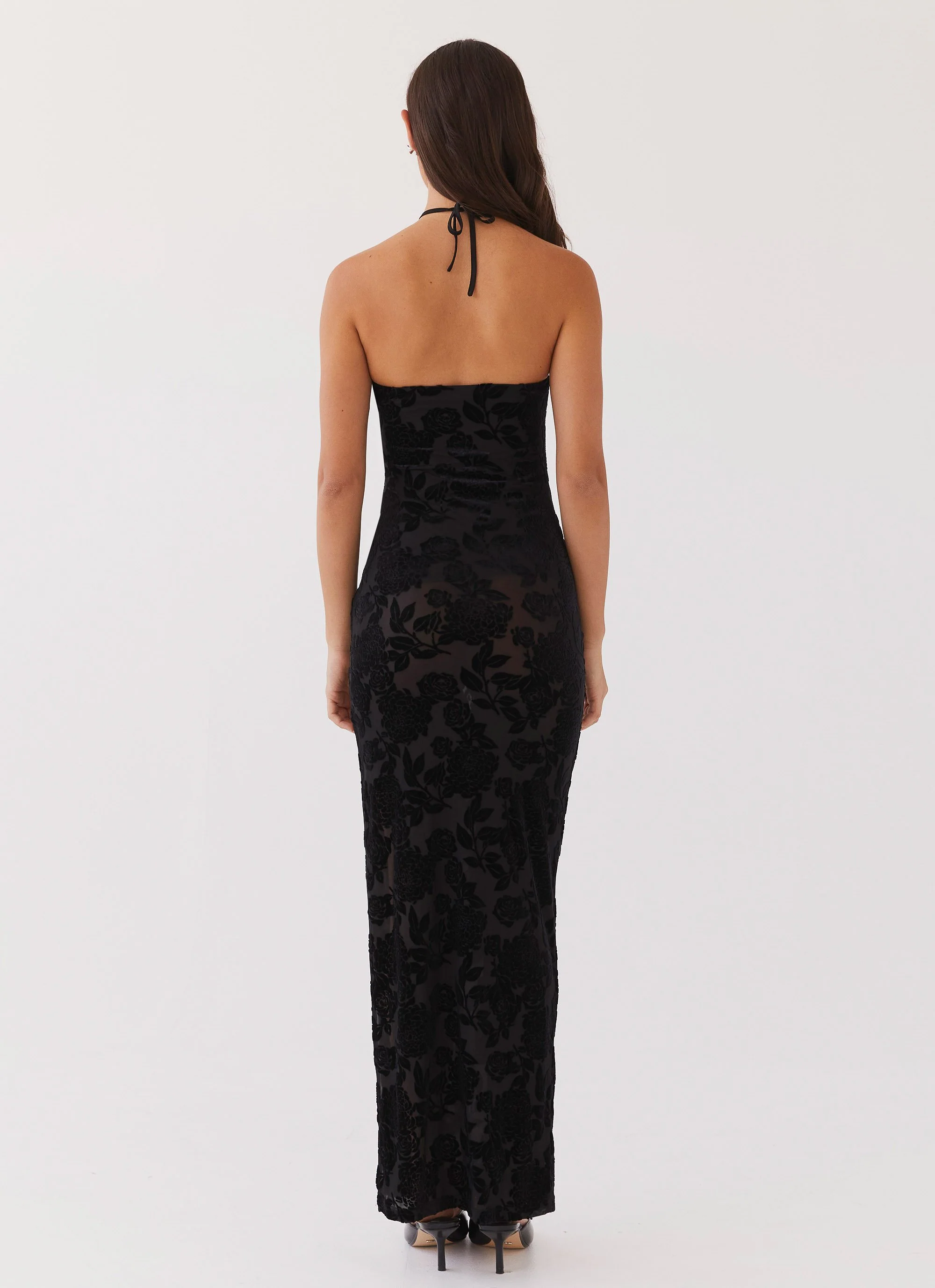 Trouble Love Maxi Dress - Black - Image 6