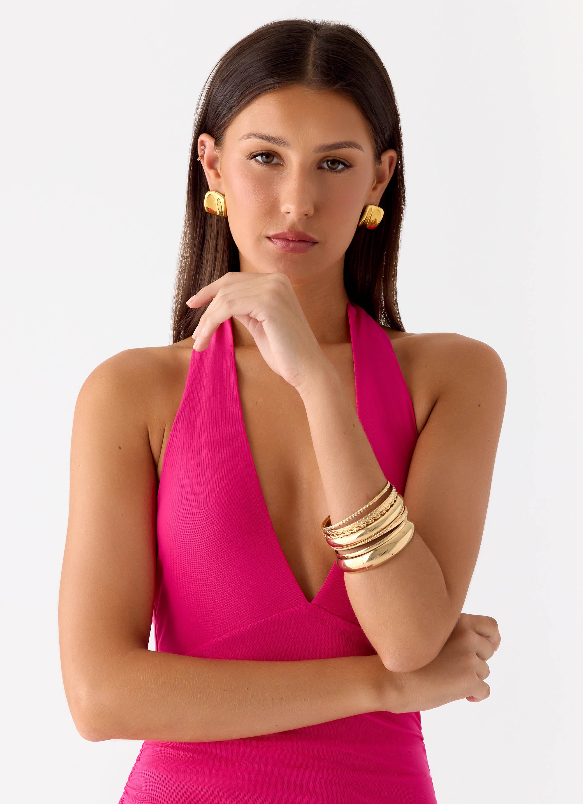 Villa Vibe Bangles - Gold - Image 3