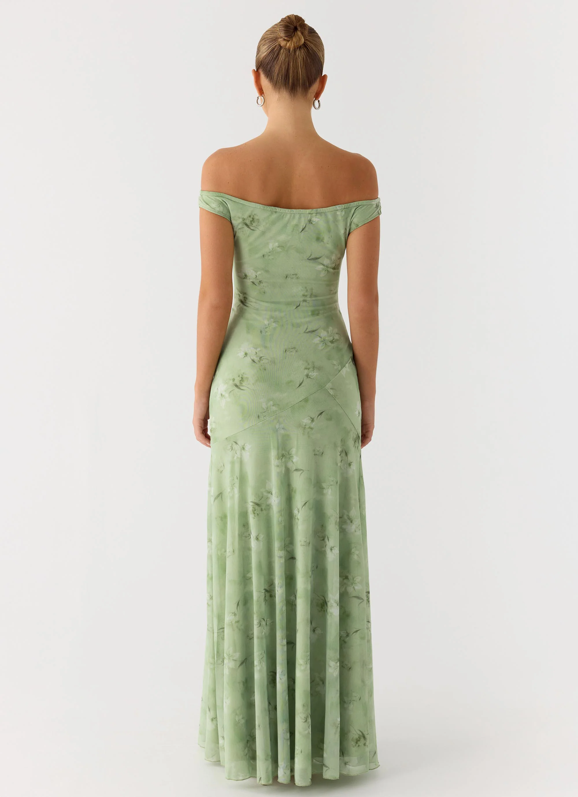 Wasting Time Maxi Dress - Blurred Lime - Image 3