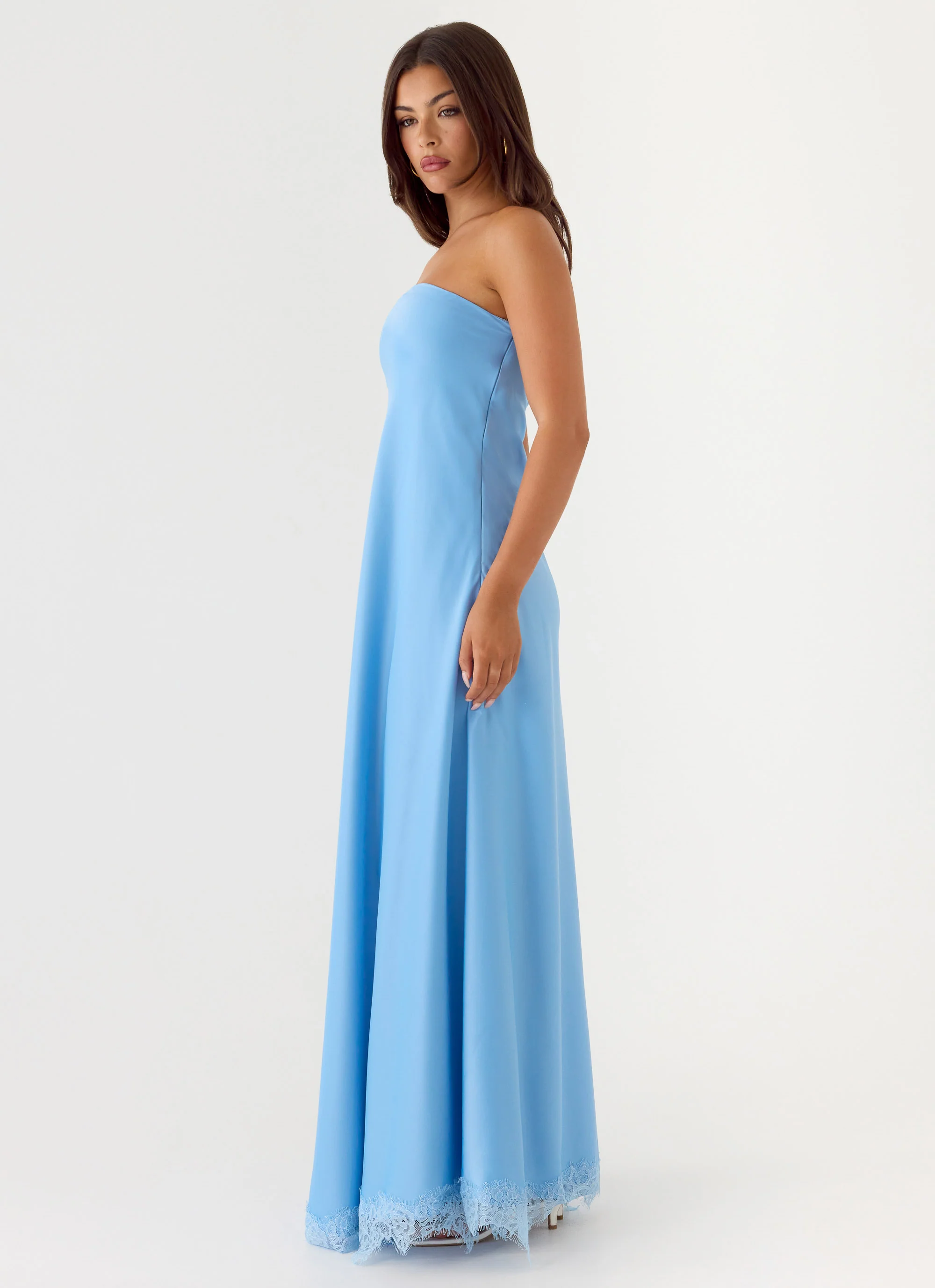 Yanina Strapless Maxi Dress - Blue - Image 2