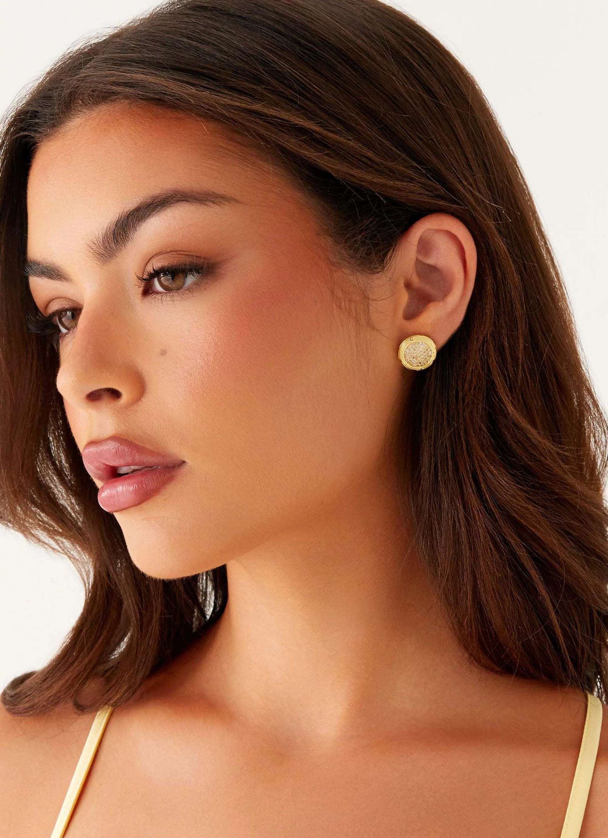 Zami Earrings - Gold - Image 2